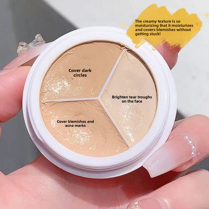 Three-Color Concealer Palette